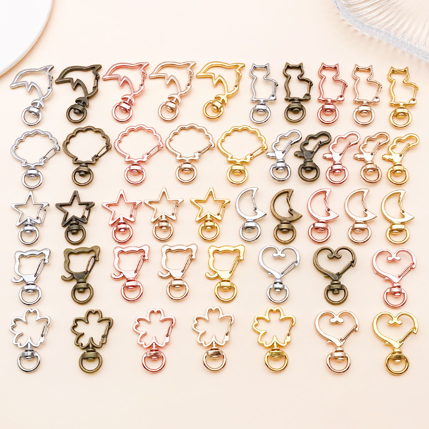 Pet Supplies Direct - 5pcs/lot Heart Star Moon Cat Dog