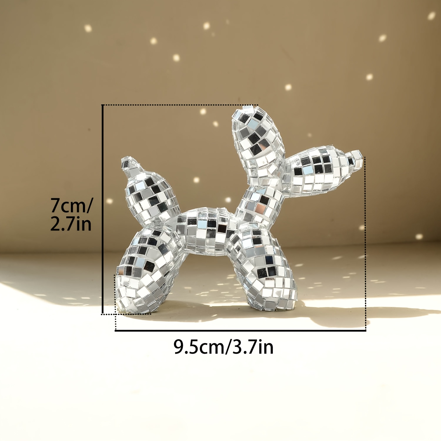 1pc Disco Mirror Balloon Puppy - Pet Supplies Direct review and price