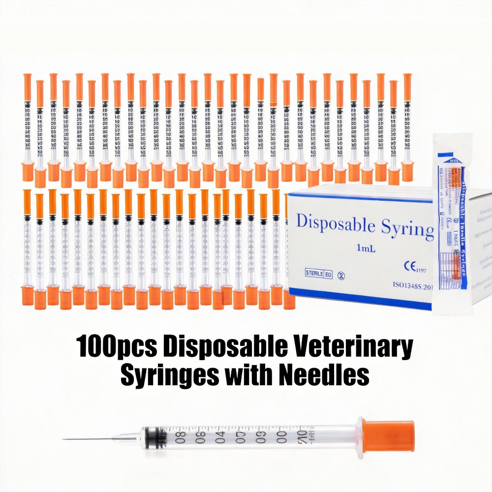 100pcs Disposable Syringe1ml 0 - Pet Supplies Direct review and price