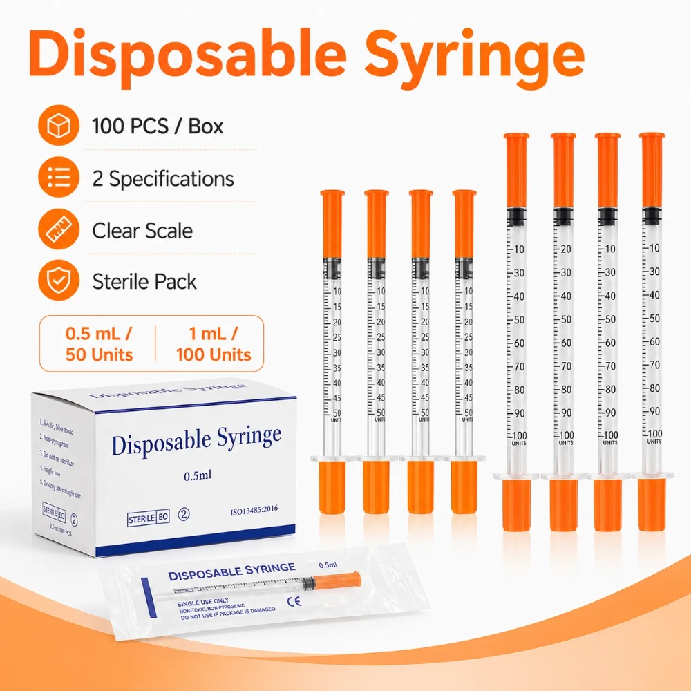100pcs Disposable Syringe1ml 0 - Pet Supplies Direct review and price