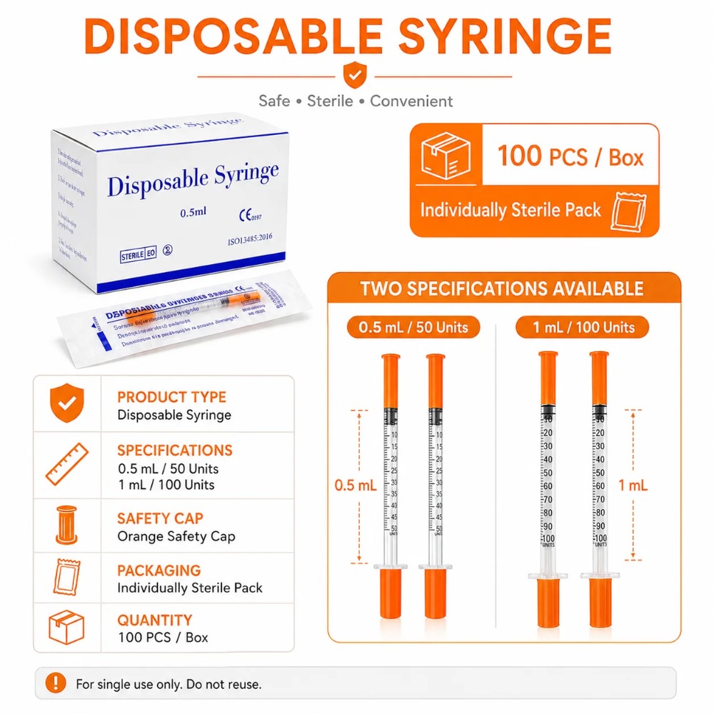 100pcs Disposable Syringe1ml 0 - Pet Supplies Direct review and price