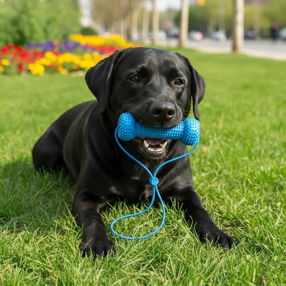 Dual-Action Canine Dental Mout - Pet Dental Chew Toy review and price