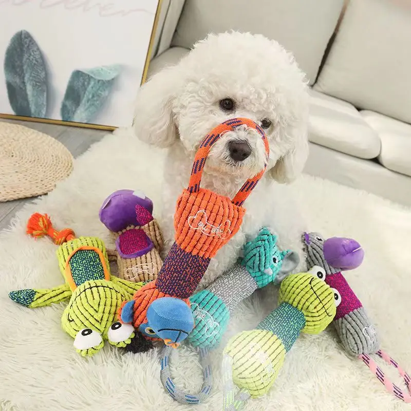 Pet Dog Cleaning Teeth Squeaky - Pet Dental Chew Toy review and price