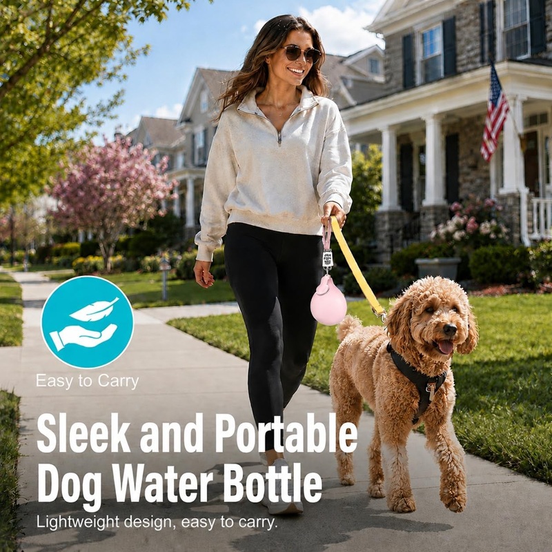 Dog Water Bottle Stainless Ste - Pet Supplies Hours review and price