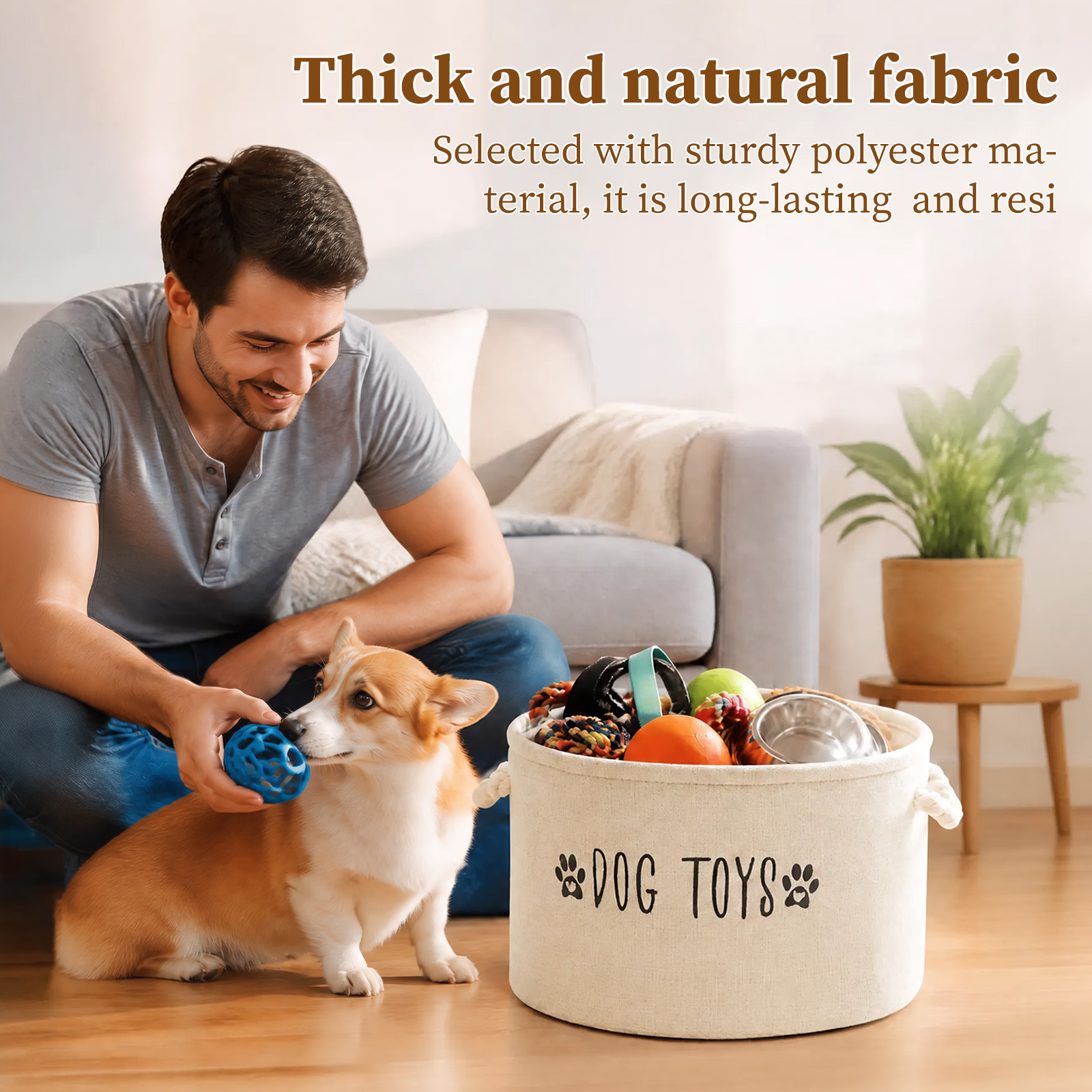 Pet Toy Storage Basket Dog Cat - Pet Supplies Hours review and price