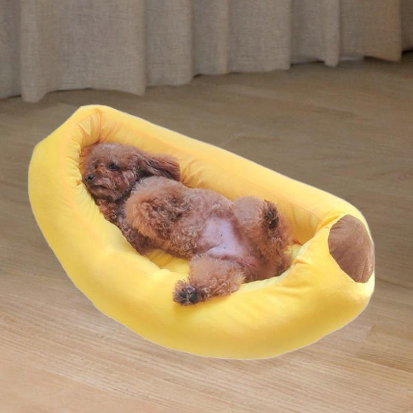 Banana Shaped Dog Bed Breathab - Pet Supplies Hours review and price